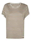 Majestic Round Neck Short Sleeves Sweater By