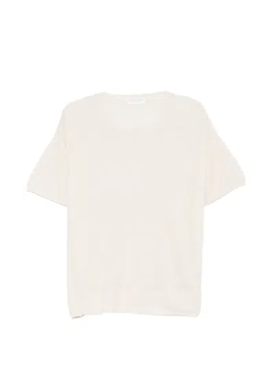 Majestic Round Neck Short-sleeve T-shirt In Neutral