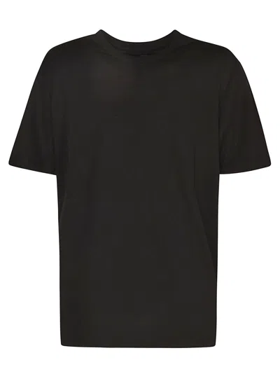 Majestic Round Neck T-shirt In Black