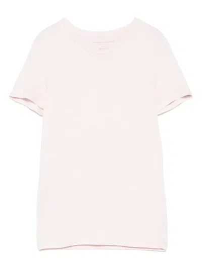 Majestic Round-neck T-shirt In Pink