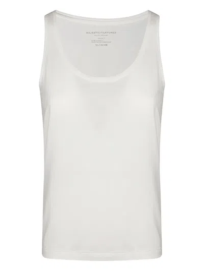 MAJESTIC ROUND-NECK TANK TOP