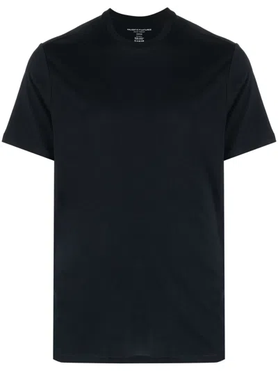 MAJESTIC SHORT SLEEVE ROUND NECK T-SHIRT,S24M296.HTS022 003 MARINE