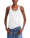 Majestic Linen Tank Top In 001 Blanc