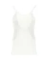 Majestic Scoop-neck Stretch Tank Top In White