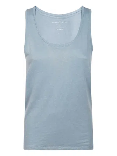 MAJESTIC SCOOP-NECK TANK TOP