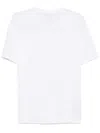 Majestic Short-sleeve Crew-neck T-shirt In White