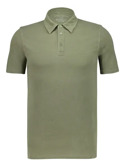 Majestic Short-sleeve Polo Shirt In Green