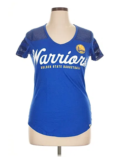 Pre-owned Majestic Short Sleeve T-shirt In Blue