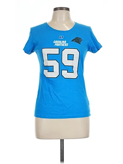 Pre-owned Majestic Short Sleeve T-shirt In Blue