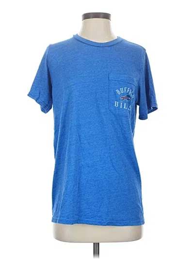 Pre-owned Majestic Short Sleeve T-shirt In Blue