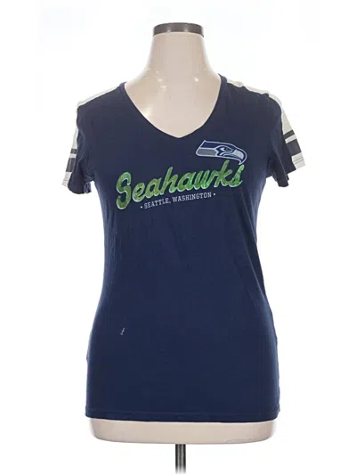Pre-owned Majestic Short Sleeve T-shirt In Blue