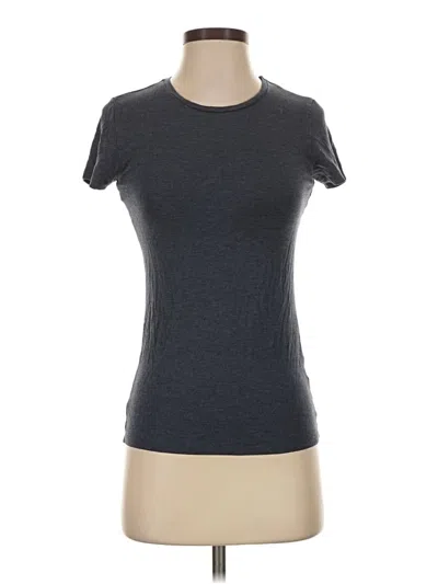 Pre-owned Majestic Short Sleeve T-shirt In Gray
