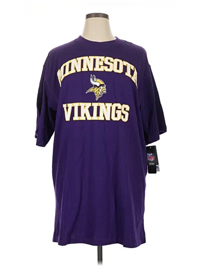 Pre-owned Majestic Short Sleeve T-shirt In Purple