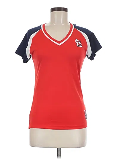 Pre-owned Majestic Short Sleeve T-shirt In Red