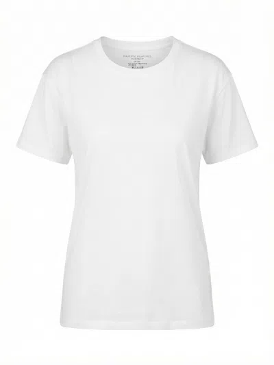 Majestic Short Sleeve Cotton T-shirt In White
