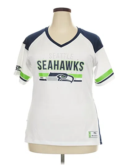 Pre-owned Majestic Short Sleeve T-shirt In White
