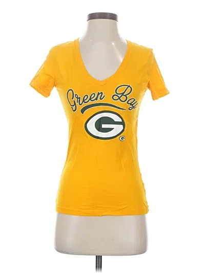 Pre-owned Majestic Short Sleeve T-shirt In Yellow