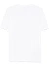 Majestic Short-sleeve Crew-neck T-shirt In White