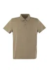 Majestic Filatures Short-sleeved T-shirt In Lyocell And Cotton In Brown