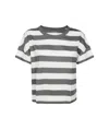 Majestic Striped Round Neck T-shirt