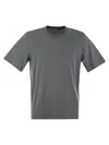 Majestic Filatures Short-sleeved T-shirt In Lyocell And Cotton