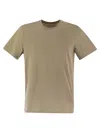 MAJESTIC MAJESTIC SHORT SLEEVED T SHIRT IN LYOCELL AND COTTON