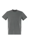 Majestic Filatures Short-sleeved T-shirt In Lyocell And Cotton