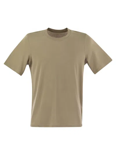 MAJESTIC SHORT-SLEEVED T-SHIRT IN LYOCELL AND COTTON