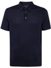 Majestic Navy Blue Solid Polo