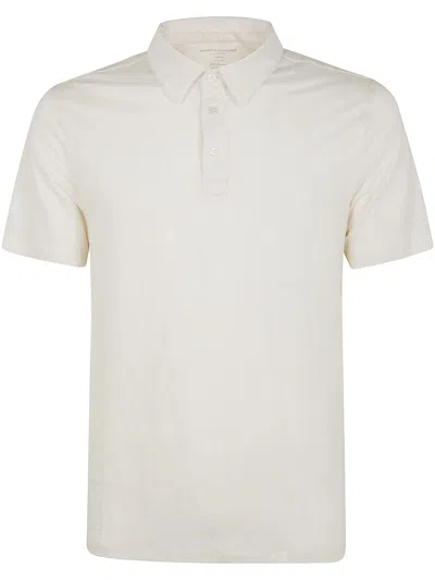 Majestic Linen Short Sleeves Polo Shirt In Neutral