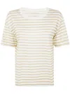 Majestic Short Sleeves Round Neck Sweater