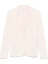 Majestic Single-breasted Blazer In Pink