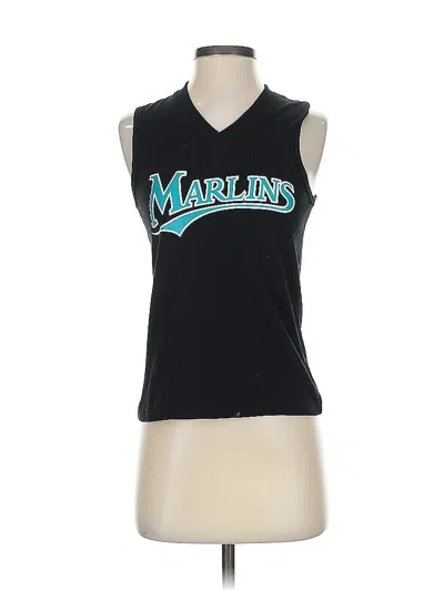 Pre-owned Majestic Sleeveless T-shirt In Black