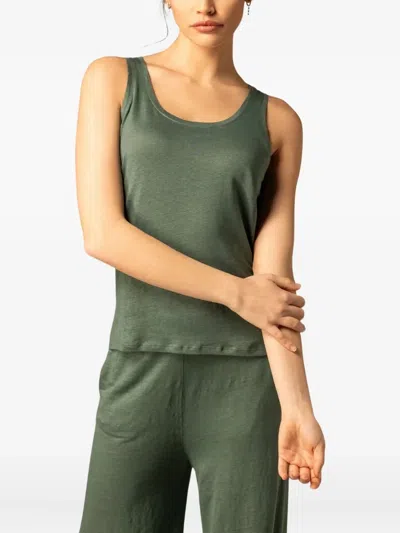 Majestic Sleeveless Top In Green