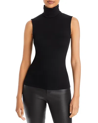 MAJESTIC SLEEVELESS TURTLENECK TOP