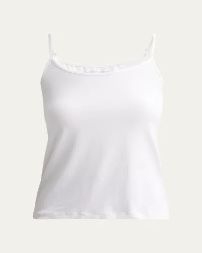 Majestic Slim Stretch Jersey Cami In White