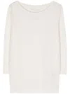 Majestic Slub-texture T-shirt In Neutrals
