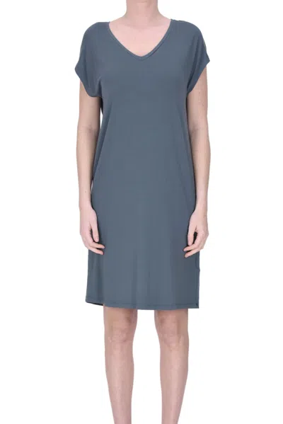 Majestic Soft Touch Dress In Grey