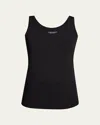 Majestic Soft Touch Flat-edge Scoop-neck Tank