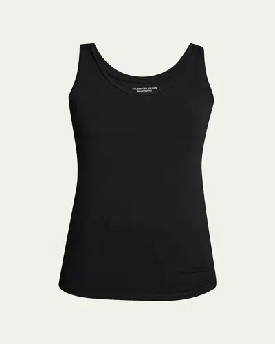 Majestic Soft Touch Flat-edge Scoop-neck Tank