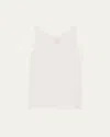 Majestic Soft Touch Flat-edge Scoop-neck Tank In Pink