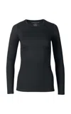Majestic Soft Touch Jersey T-shirt In Black