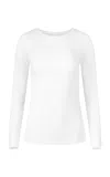 Majestic Soft Touch Jersey T-shirt In White
