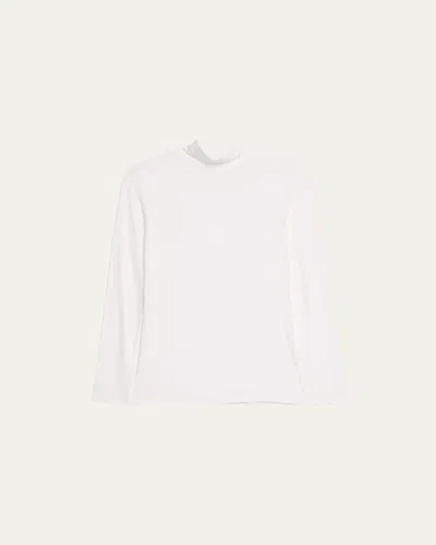 Majestic Soft Touch Mock Turtleneck Top In Multi
