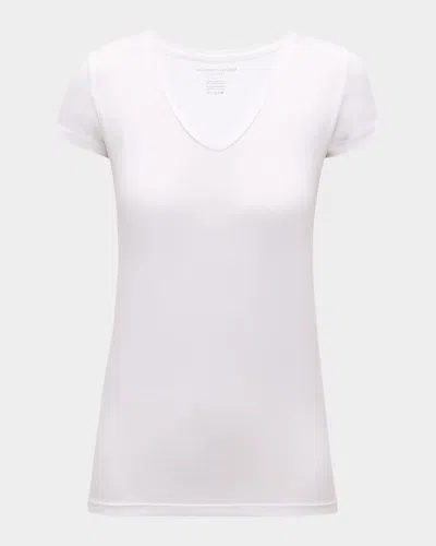 MAJESTIC SOFT TOUCH SHORT-SLEEVE V-NECK TEE,PROD198801184