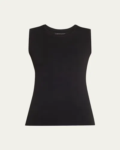 Majestic Soft Touch Sleeveless Crew In Multi