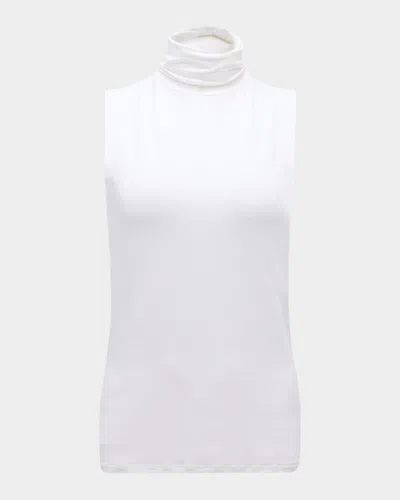 MAJESTIC SOFT TOUCH SLEEVELESS STRETCH TURTLENECK,PROD181400427