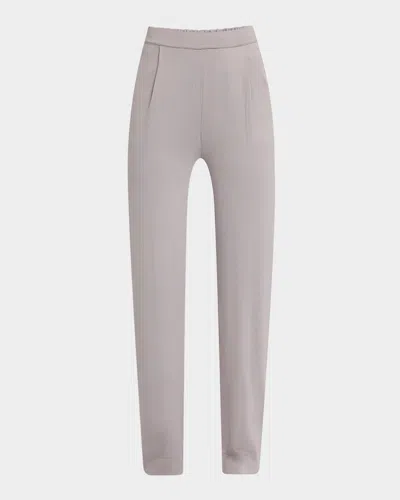 Majestic Soft Touch Straight-leg Pant In Plume