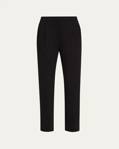 Majestic Soft Touch Straight-leg Pant In Black
