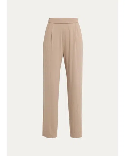 Majestic Soft Touch Straight-leg Pants In Pink